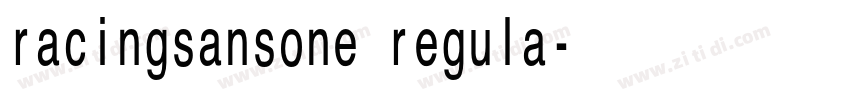 racingsansone regula字体转换 racingsansone regula字体转换